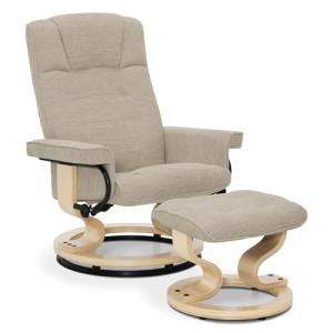 M MCombo sillón reclinable con Taburete, sillón TV Giratori…