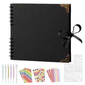 Album de Fotos para Pegar y Escribir, 205x205mm Álbum de Fo…