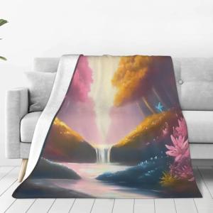 Dreamland Forest - Manta de franela suave, acogedora manta…