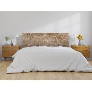 Oedim Cabecero Cama PVC Imitación Madera Mandala_H132 Varia…