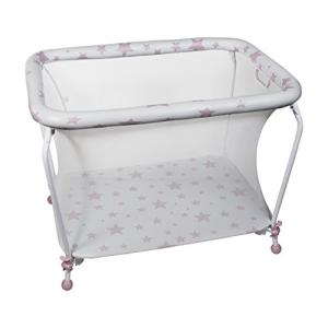 Plastimyr 5993645 Estrellas Parque Rectangular, Rosa