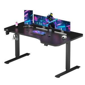 SANODESK QS-Gaming Escritorio Elevable Eléctrico 160x75 cm,…