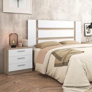 M1C - Mesita de Noche 3 cajones Monika, Mesa de Dormitorio…