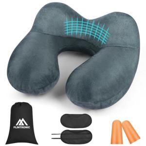 flintronic Almohada de Viaje Hinchable, Cojin de Viaje Cuel…