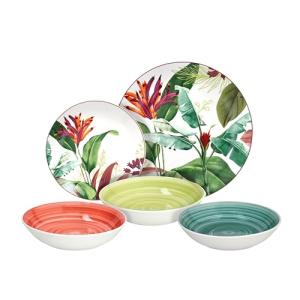 Tognana Tropicalia, Juego de platos 18 piezas para 6 person…