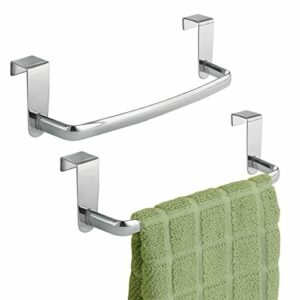 mDesign Juego de 2 barras para colgar paños de cocina – Col…