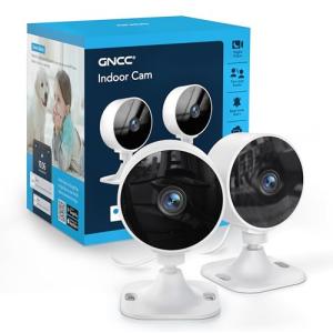 GNCC GC3 Pack 2 Camaras Vigilancia WiFi Interior Fijas 1080…