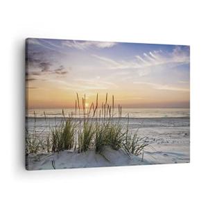ARTTOR Lienzos decorativos Oeste El Sol Playa Cuadro Sobre…