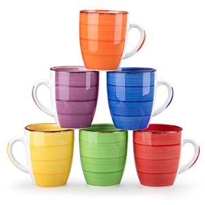 vancasso Serie Bonita Set 6 Tazas de Café, 350 ml Tazas Des…