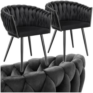 TecTake® Juego De Sillas de Comedor, Silla Acolchada con Re…