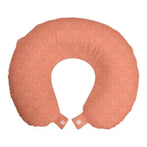 ABAKUHAUS melocotón Cojín de Viaje para Soporte de Cuello,…