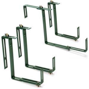 com-four® Soporte para jardineras 4X para parapetos y baran…