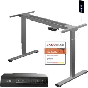 SANODESK Escritorio Elevable Eléctrico con Ajuste de Altura…
