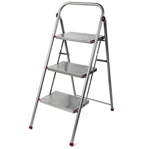 Kleeneze KL068514EU Escalera Plegable con 3 Peldaños, 105 c…