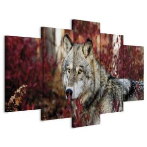 murando Cuadro en Lienzo Animal 150x75 cm Impresión de 5 Pi…