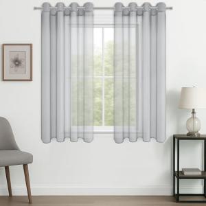 CUTEWIND Cortinas Cortas para Ventanas Cortinas Grises Dorm…