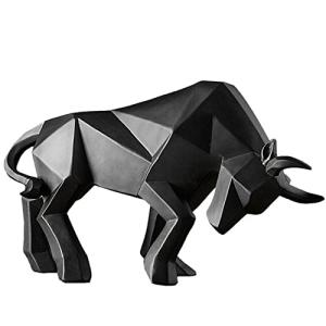 Estatua de toro geométrica, esculturas abstractas, decoraci…