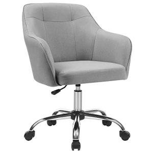 SONGMICS Silla de Estudio, Silla Giratoria, Altura Ajustabl…