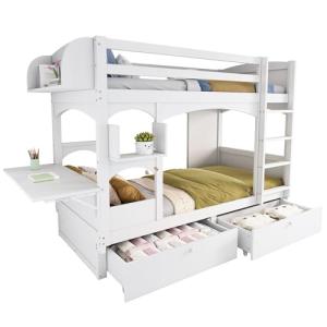 Azkoeesy Litera 90 x 200 cm Cama Infantil para 2 niños con…