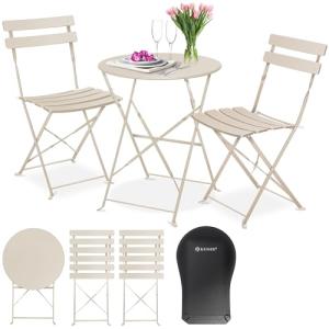 KESSER® Juego de Muebles de jardín de 3 Piezas con 2 sillas…