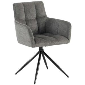 CLP Silla de comedor Jonah, sillón giratorio con reposabraz…