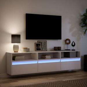 IKAYAA Mueble TV Suspendido con iluminación LED 180x31x45 c…
