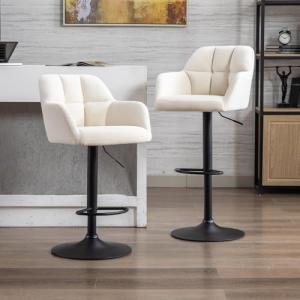 chairus Juego de 2 Taburetes de Bar Ajustable Sillas Altas…