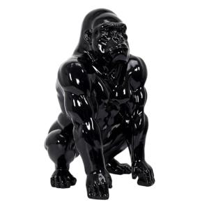 HOME DECO FACTORY The Figura Decorativa (46 cm), Color Negro