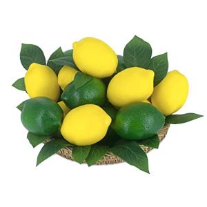 Lorigun 48 Pzs Limones Falsos Frutas Artificiales Limas con…
