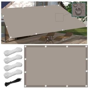 Toldo Vela de Sombra Rectangular 1.4x2M Impermeable Toldos…