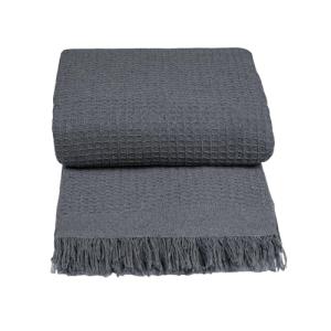 H HANSEL HOME Colcha Multiuso Tejido de Gofre 230x260cm par…