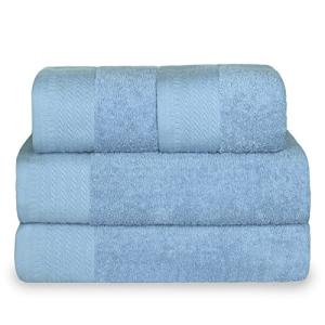 MERCURY TEXTIL- Juego 4 Toallas de 500gsm 100% Algodón, 2 d…