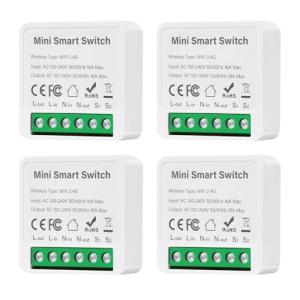 Vmxlso 4Pcs Interruptor Inteligente Wifi, Interruptor Wifi…