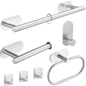 80CM Laimew Juego de Accesorios de Baño, Toalleros de Baño…