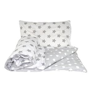 Juego de edredón y almohada de 2 piezas para cochecito de b…