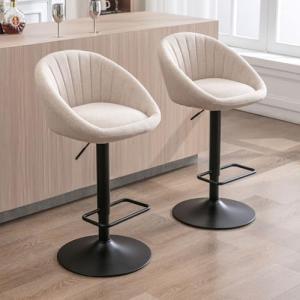 chairus Juego 2 Taburetes de Bar Giratorios Taburetes Alto…