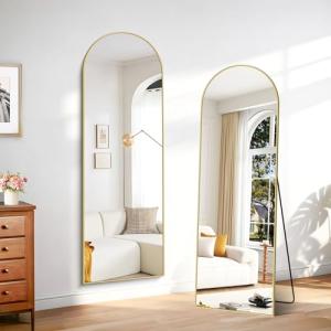 Weare Home Espejo de pared grande con marco de aluminio dor…