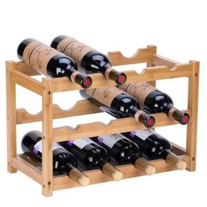 YunNasi Botellero Vino, Botellero Vertical de Bambú, Botell…