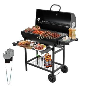 TEENO barbacoa carbon, barbacoas portatiles de carbón con r…