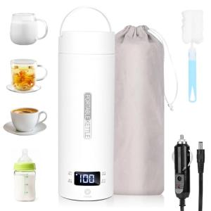 Dreamhigh® Hervidor Eléctrico Pequeño de Viaje, 500ml Calen…