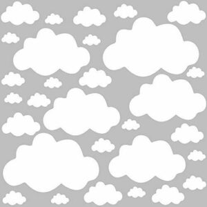 PREMYO 30 Nubes Pegatinas Pared Infantil - Vinilos Decorati…