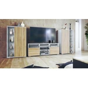 Vladon Mueble de Pared Davos para Sala de Estar, Compuesto…