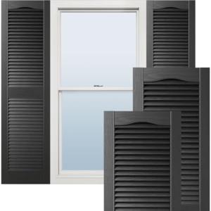Ekena Millwork LL1S12X03600BL Obturador (por par), Negro, 1…