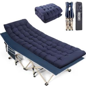 OVERMONT Cama Plegable Camping Plegable - Camas de Campamen…