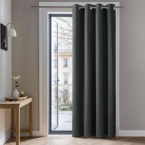 Deconovo Cortinas Dormitorio Salon Opacas Moderna con Ojale…