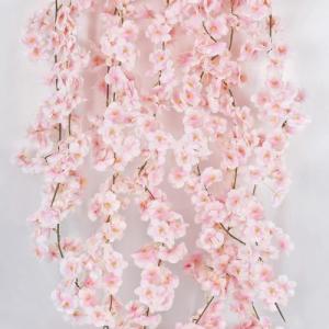 Minnhua 4PCS 1.8M Guirnalda de Flores Artificiales Cerezo D…