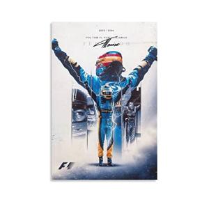 Aleakea Fernando Alonso - Póster vintage sobre lienzo impre…
