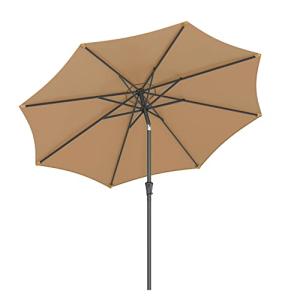 SONGMICS Sombrilla de Jardín 300 cm, UPF 50 , Parasol, 30°d…
