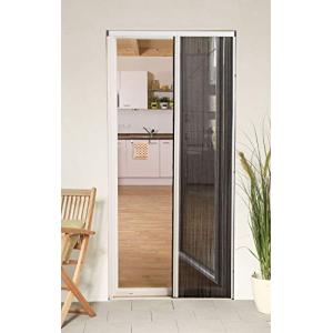Willy's Fachmarkt Puerta plisada 125 cm x 220 cm en color b…