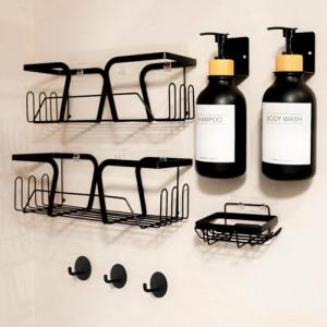 Estanteria Ducha con 2 Dispensadores, Accesorios Baño | Est…